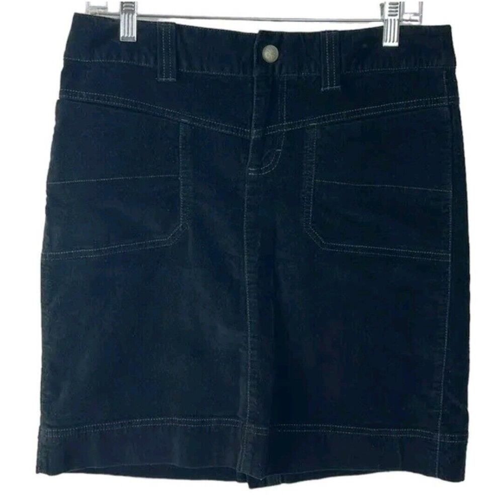 Athleta Velvet Stretch Mini Skirt Black Size 4